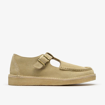Clarks Nomad T Bar Maple Suede