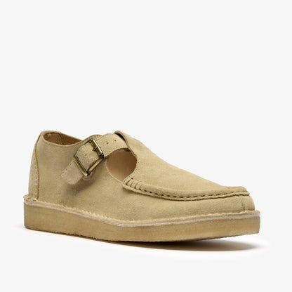 Clarks Nomad T Bar Maple Suede
