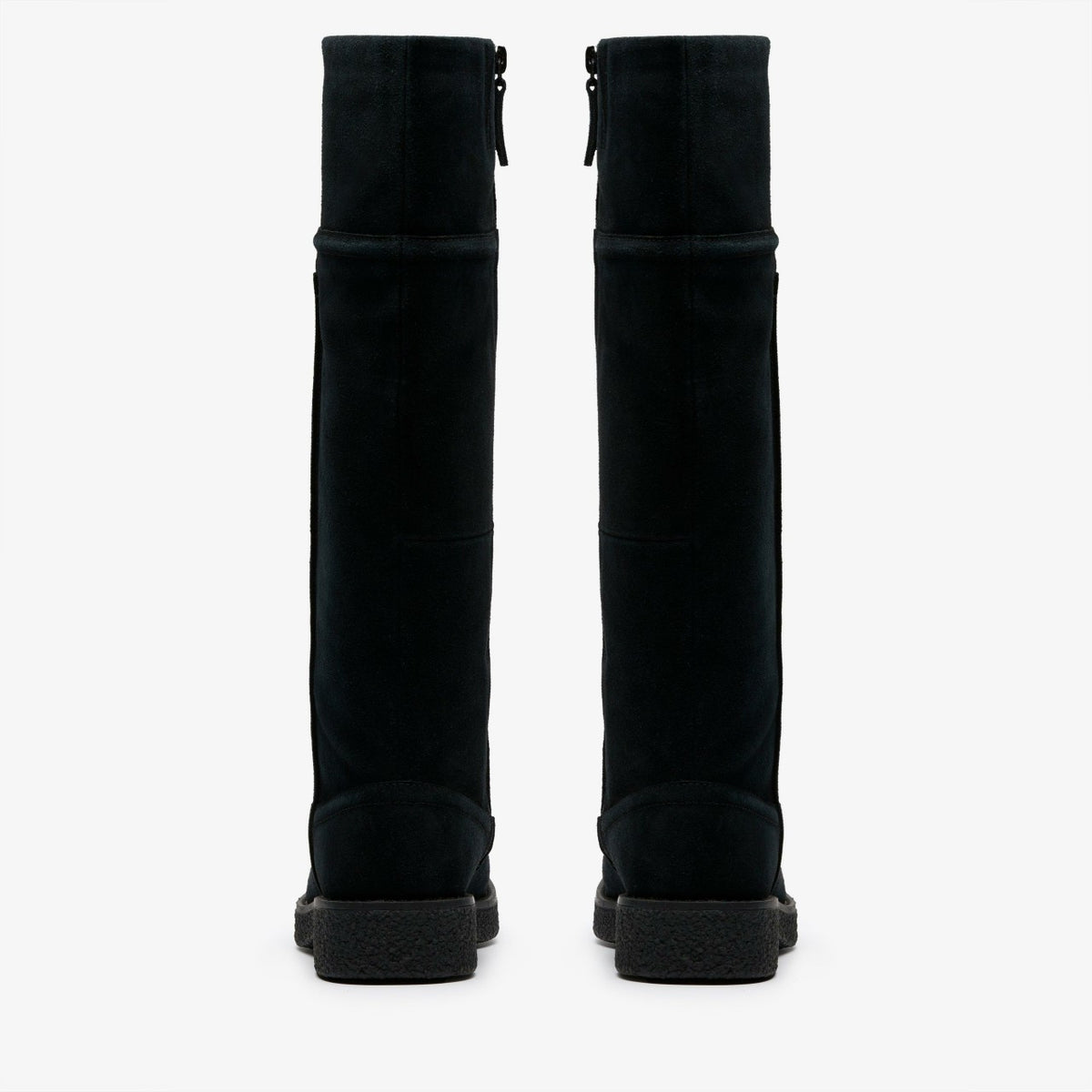 Clarks Nella Hi Black Suede