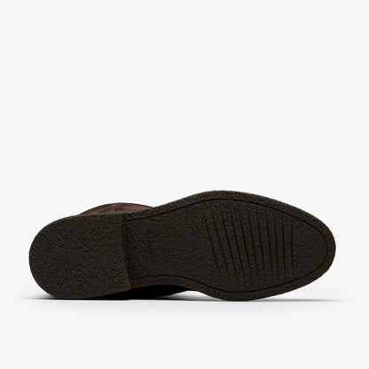 Clarks Nella Hi Dark Brown Suede