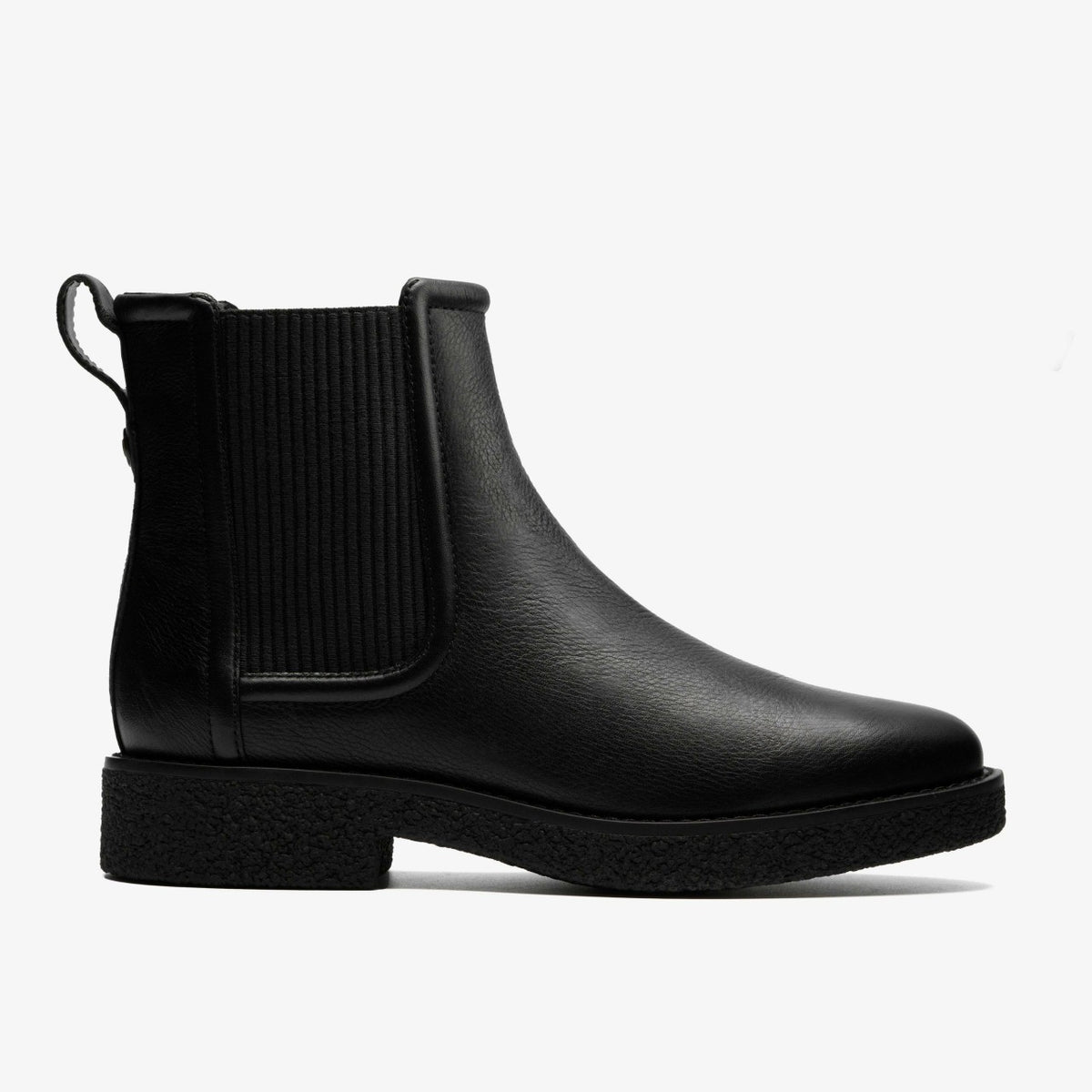 Clarks Nella Top Black Leather