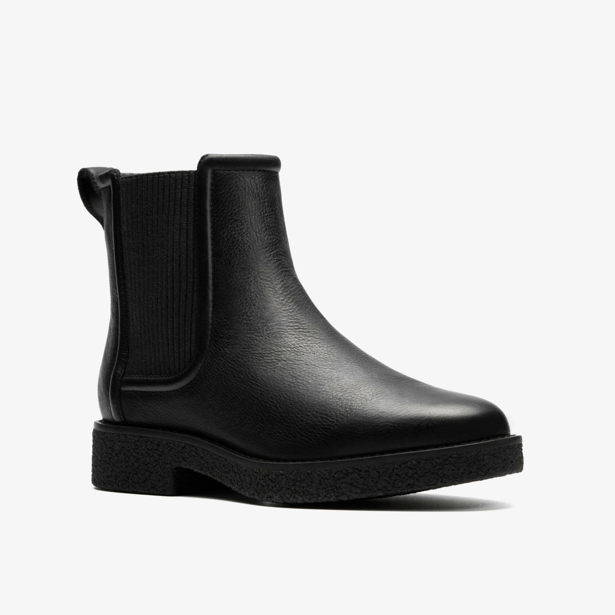 Clarks Nella Top Black Leather