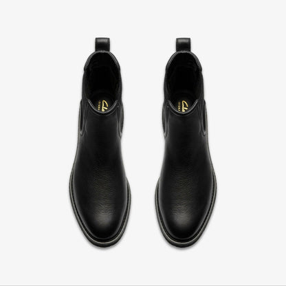 Clarks Nella Top Black Leather