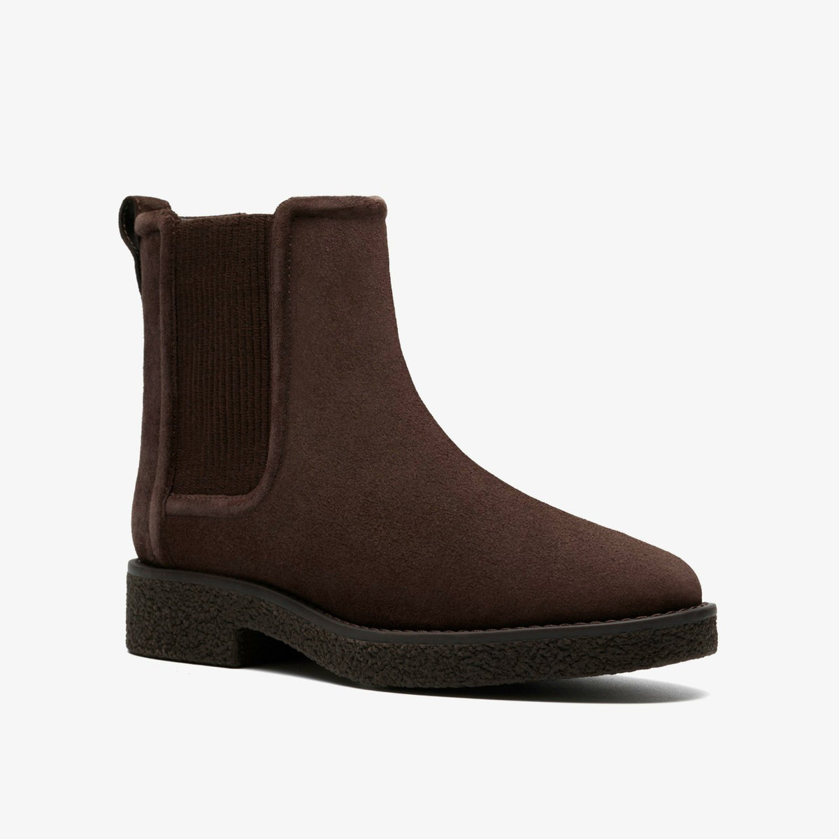 Clarks Nella Top Dark Brown Suede