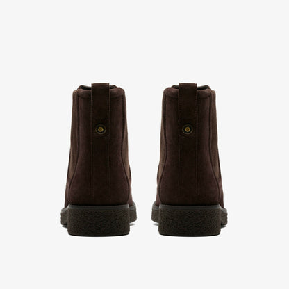Clarks Nella Top Dark Brown Suede
