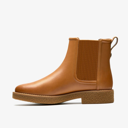 Clarks Nella Top Tan Leather