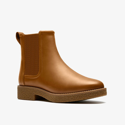 Clarks Nella Top Tan Leather