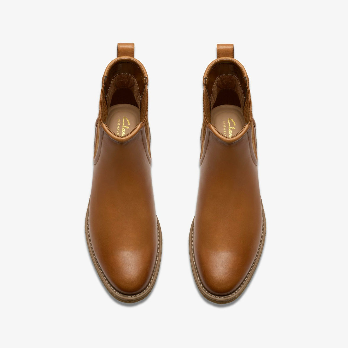 Clarks Nella Top Tan Leather
