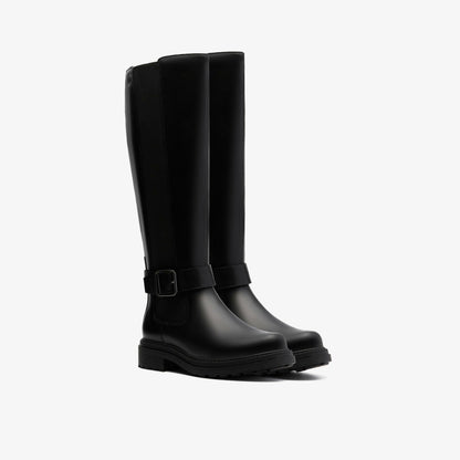 Clarks Orinoco 3 Tall Black Leather