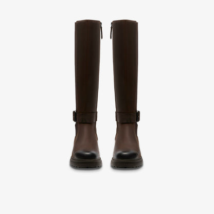 Clarks Orinoco 3 Tall Dark Brown Leather