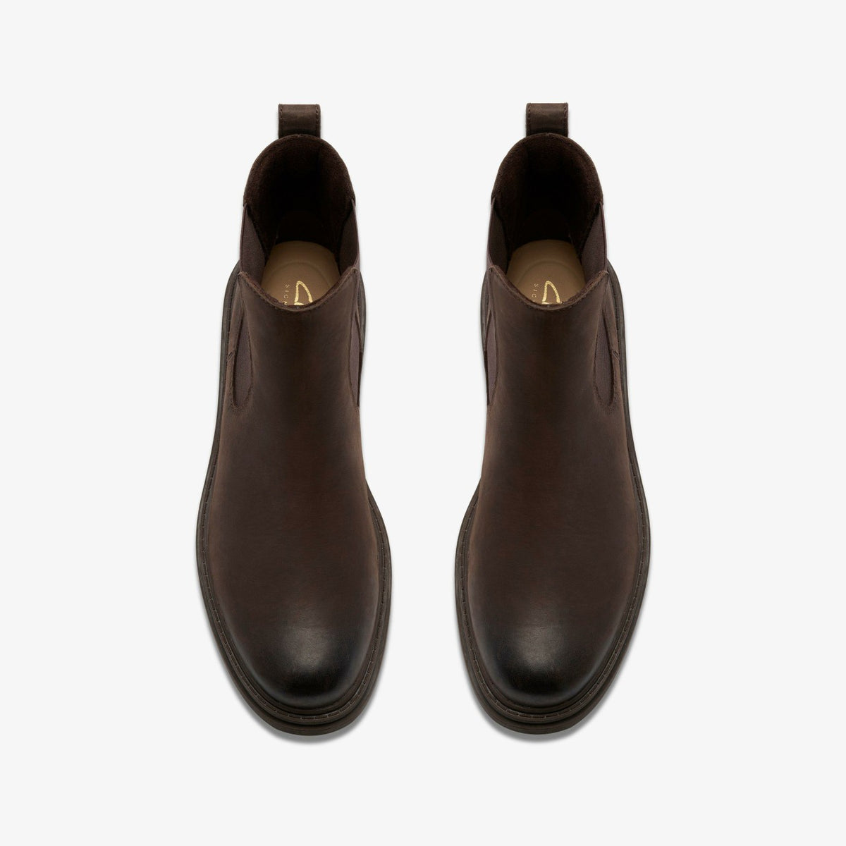 Clarks Orinoco 3 Top Dark Brown Leather