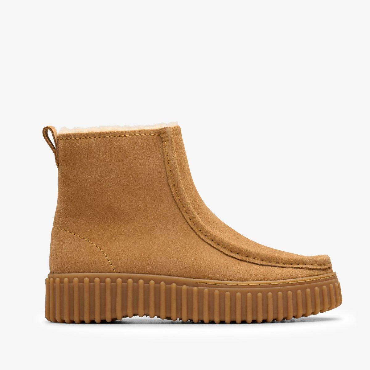 Clarks Torhill Cozy Light Tan Warmlined