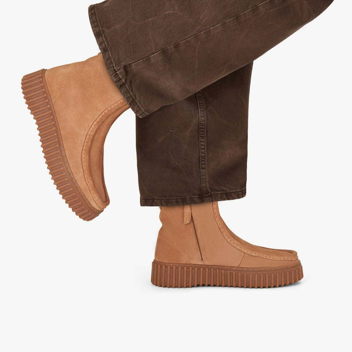 Clarks Torhill Cozy Light Tan Warmlined
