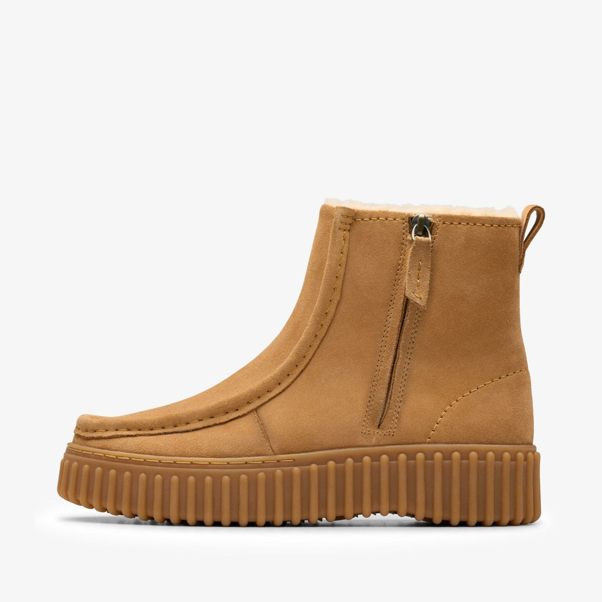 Clarks Torhill Cozy Light Tan Warmlined