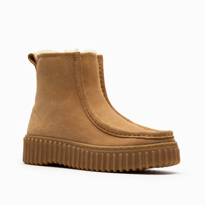 Clarks Torhill Cozy Light Tan Warmlined