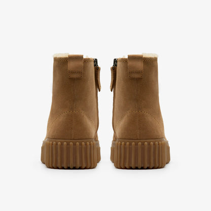 Clarks Torhill Cozy Light Tan Warmlined