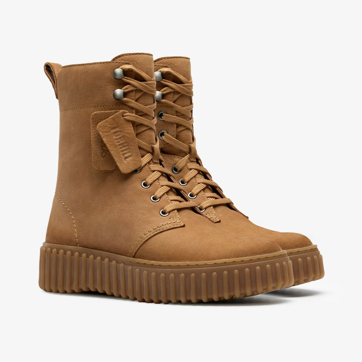 Clarks Torhill Style Light Tan Nubuck