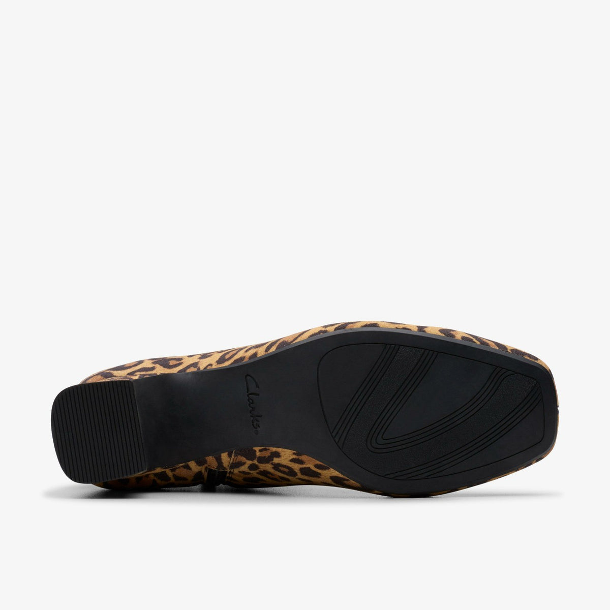 Clarks Fernie Zip Leopard Suede