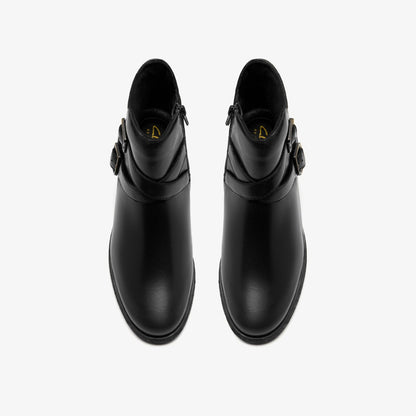 Clarks Havisham Bay Black Leather