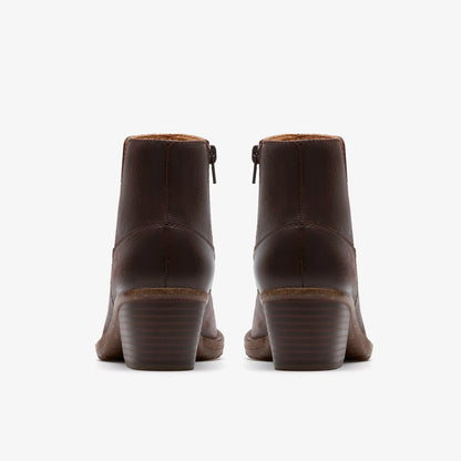 Clarks Kastela Top Brown Leather