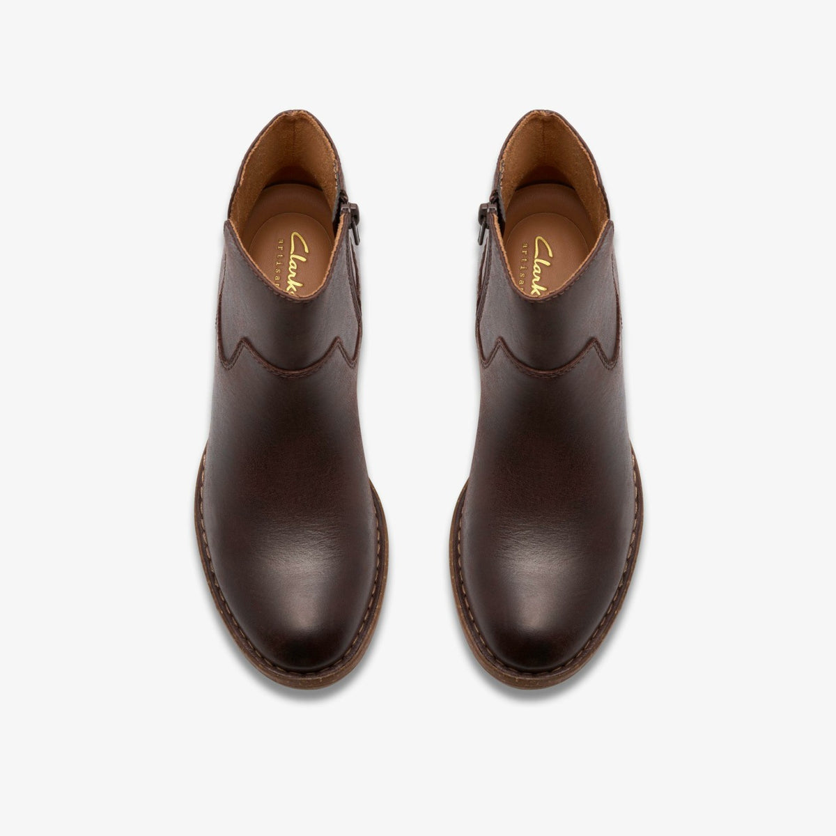 Clarks Kastela Top Brown Leather