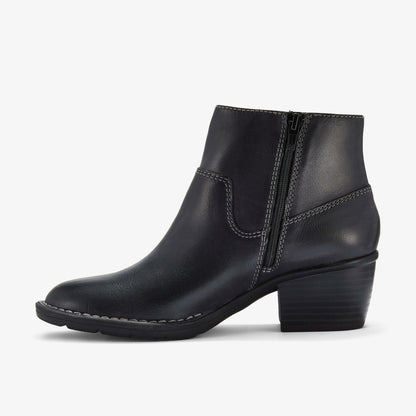 Clarks Kastela Top Black Leather