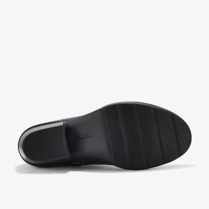 Clarks Kastela Top Black Leather