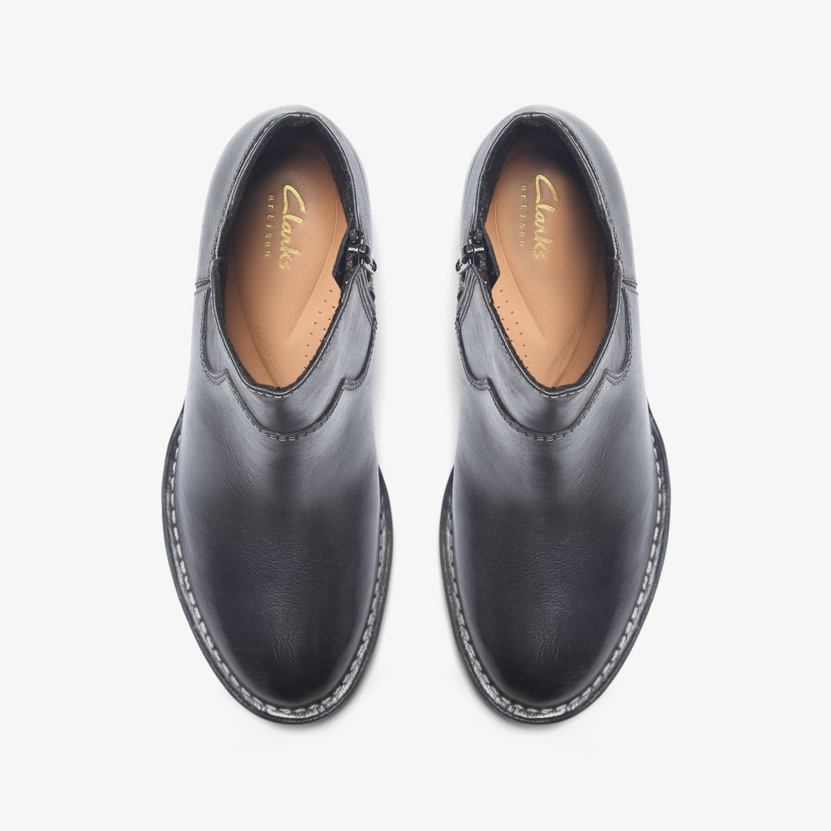 Clarks Kastela Top Black Leather