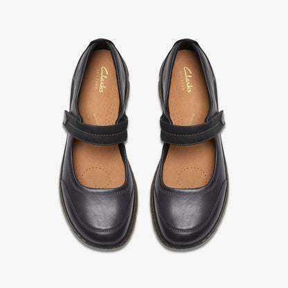 Clarks Orlene Jane Black Leather