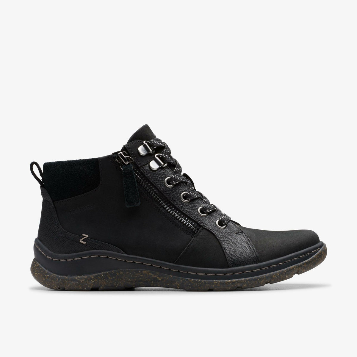 Clarks Orlene Top Waterproof Black Nubuck
