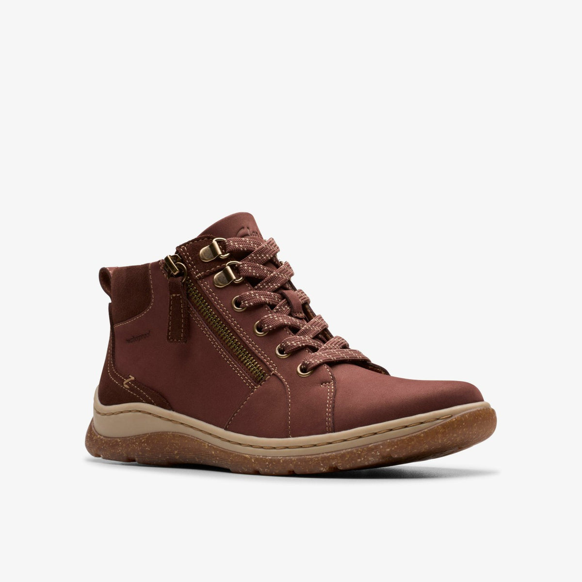 Clarks Orlene Top Waterproof British Tan Nubuck