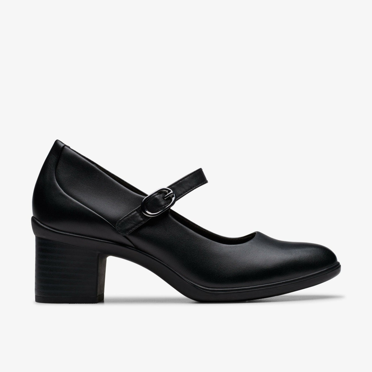Clarks Shaya Jane Black Leather