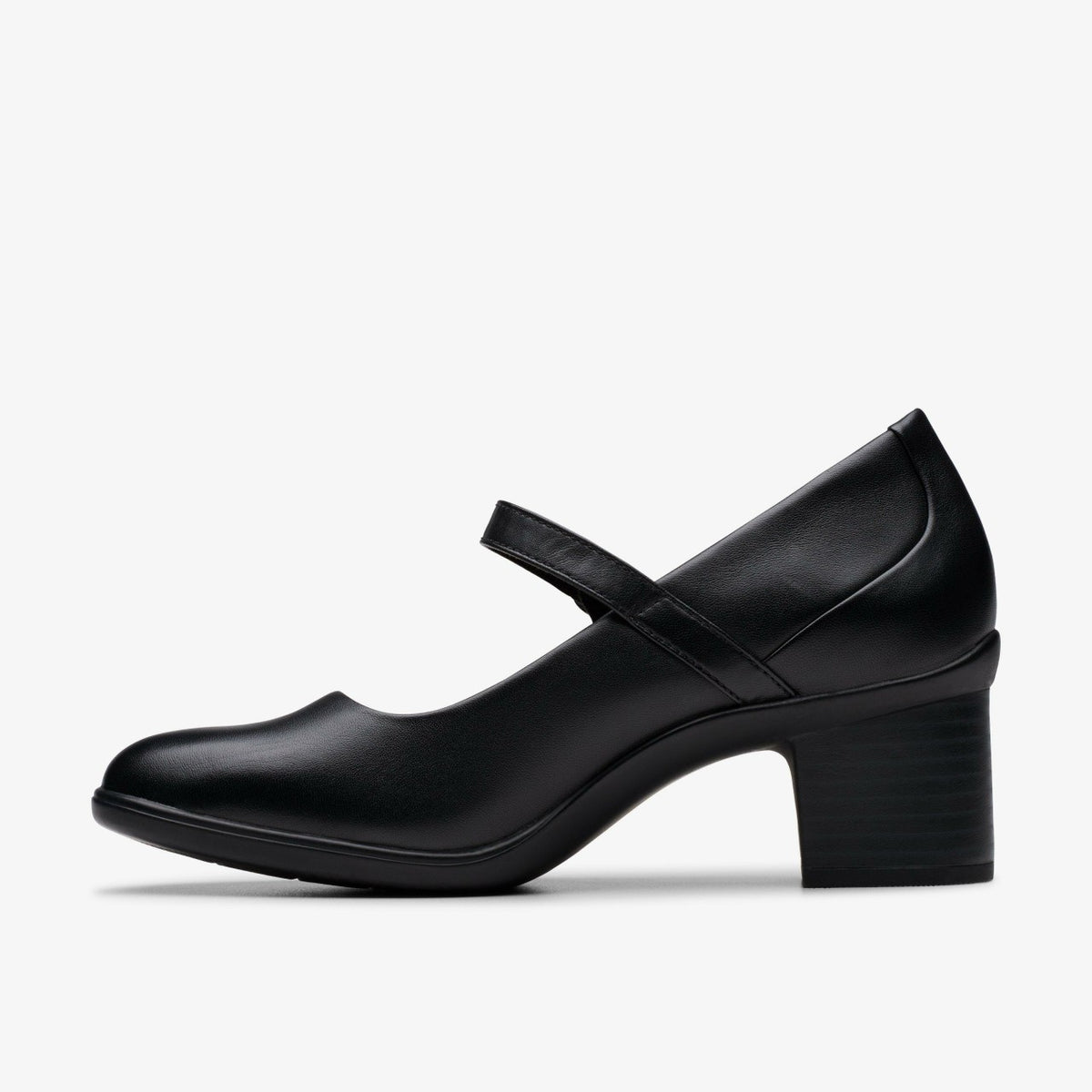 Clarks Shaya Jane Black Leather