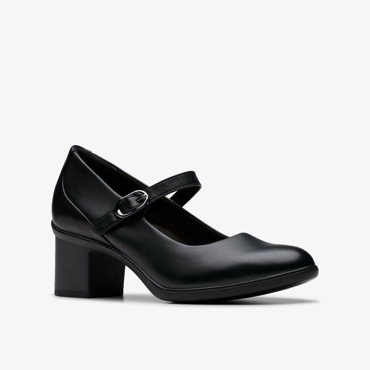 Clarks Shaya Jane Black Leather