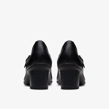 Clarks Shaya Jane Black Leather