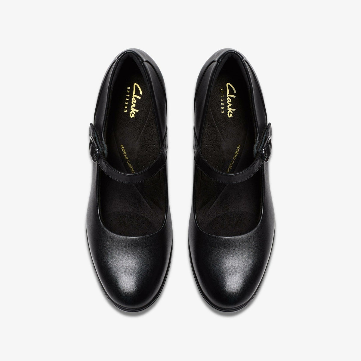 Clarks Shaya Jane Black Leather