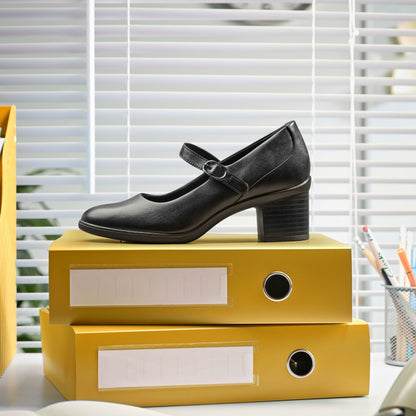 Clarks Shaya Jane Black Leather