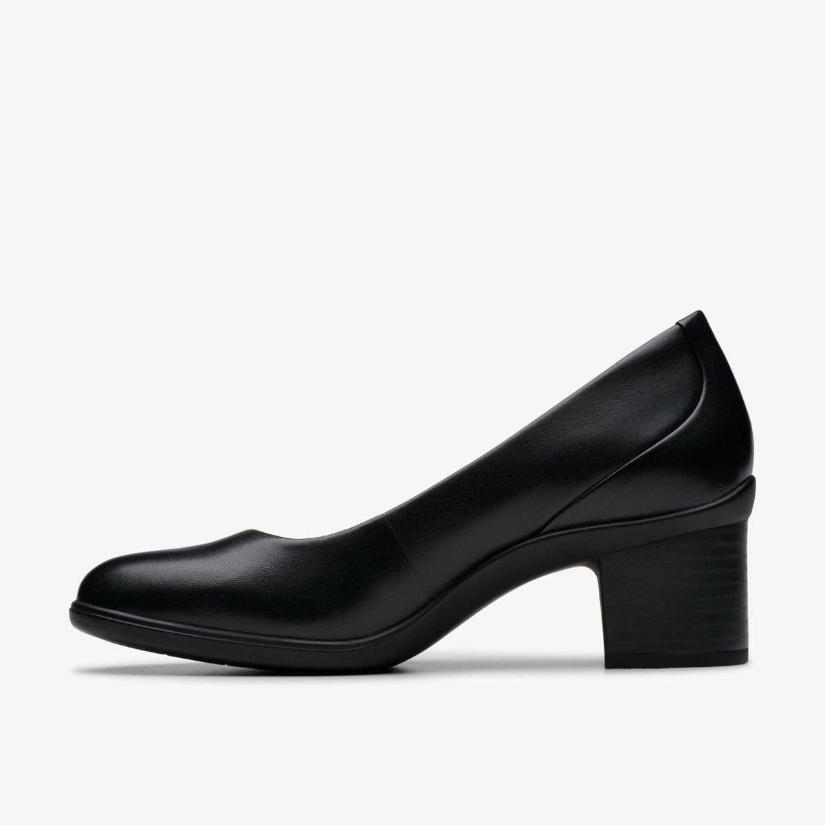 Clarks Shaya Poppy Black Leather