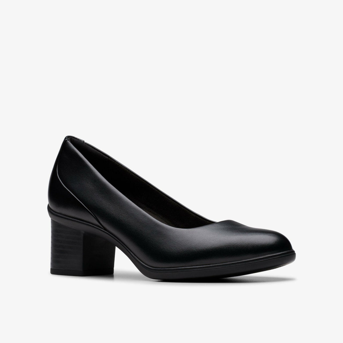 Clarks Shaya Poppy Black Leather