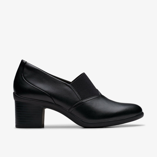 Clarks Shaya Tess Black Leather