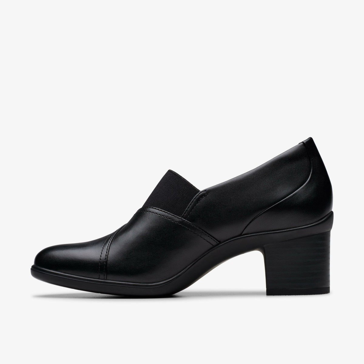 Clarks Shaya Tess Black Leather