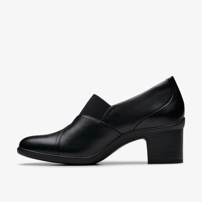 Clarks Shaya Tess Black Leather