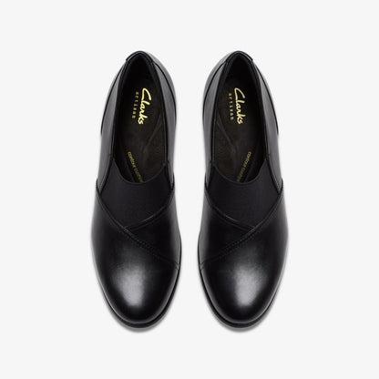 Clarks Shaya Tess Black Leather