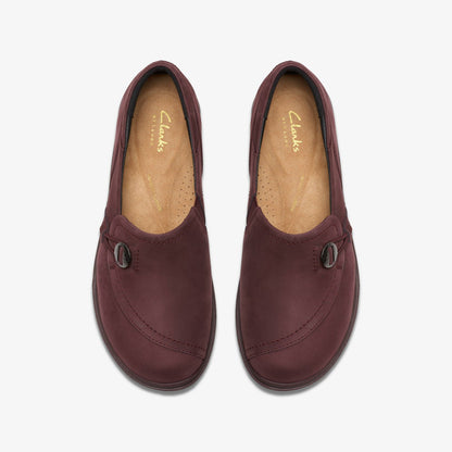 Clarks Certina Ease Wine Nubuck