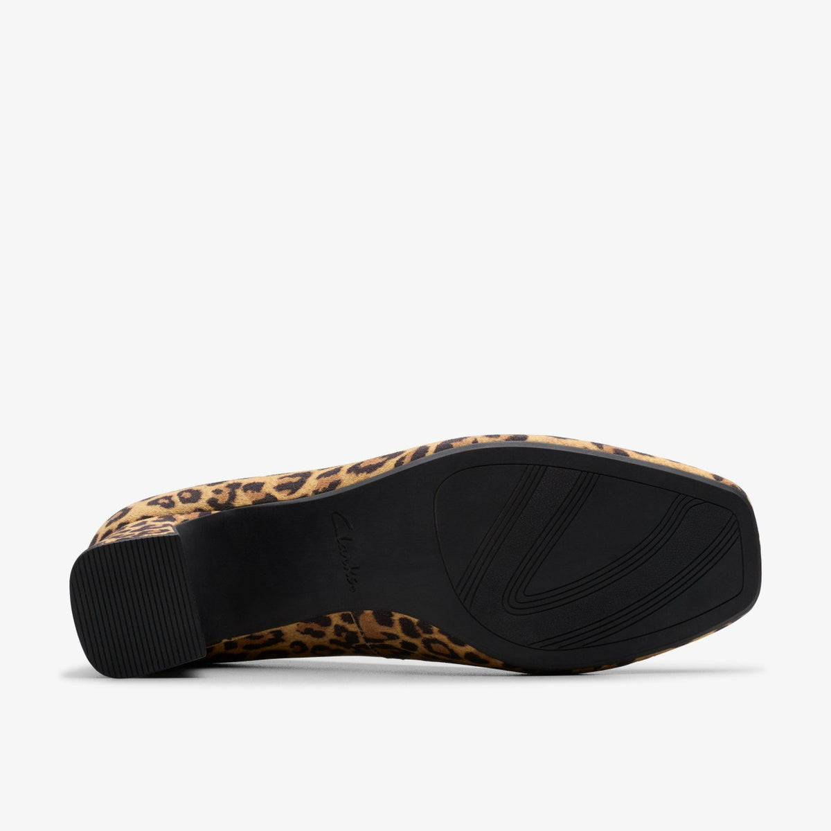 Clarks Fernie Court Leopard Suede