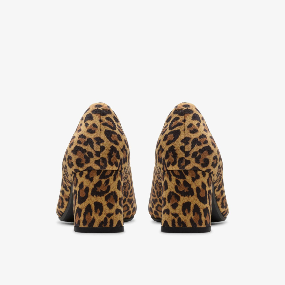 Clarks Fernie Court Leopard Suede