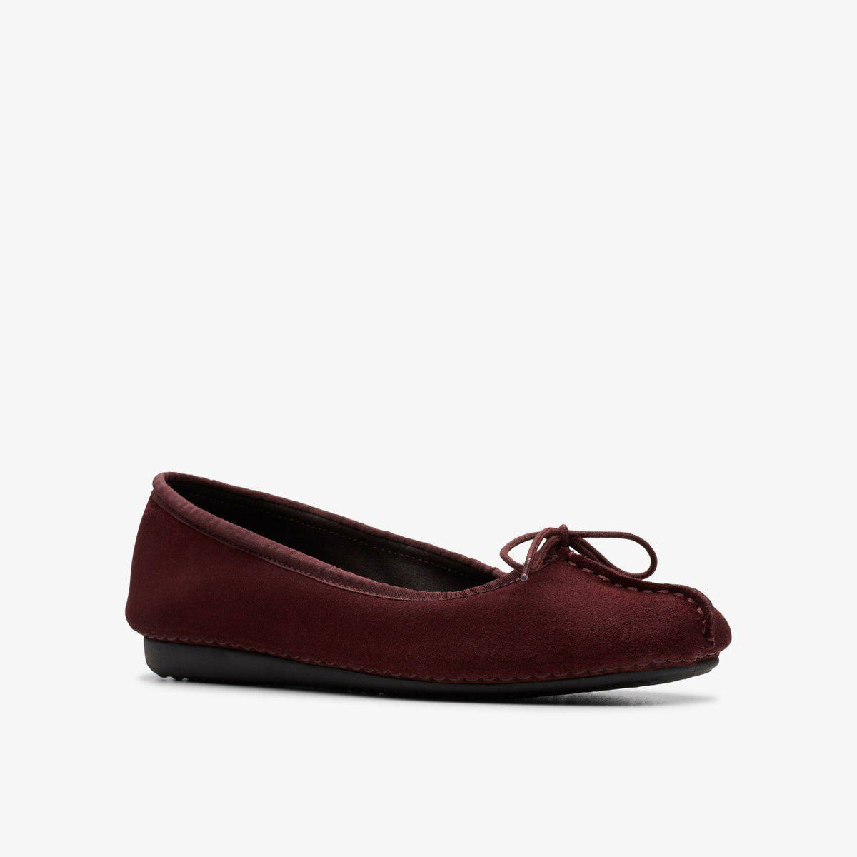 Clarks Freckle Ice Merlot Suede
