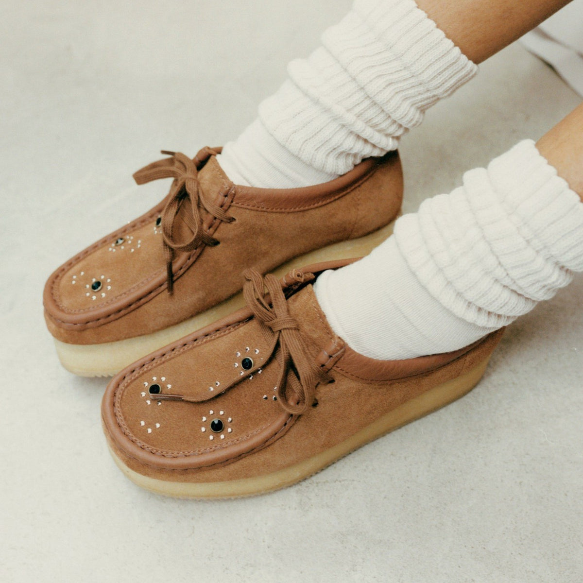 Clarks Wallacraft Bee Brown/Orange Suede