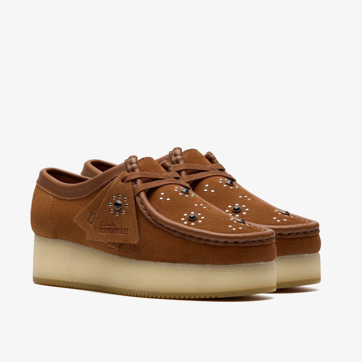 Clarks Wallacraft Bee Brown/Orange Suede