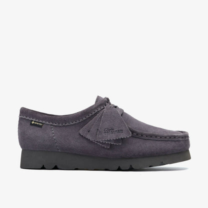 Clarks Wallabee GORE-TEX Purple Grey Suede